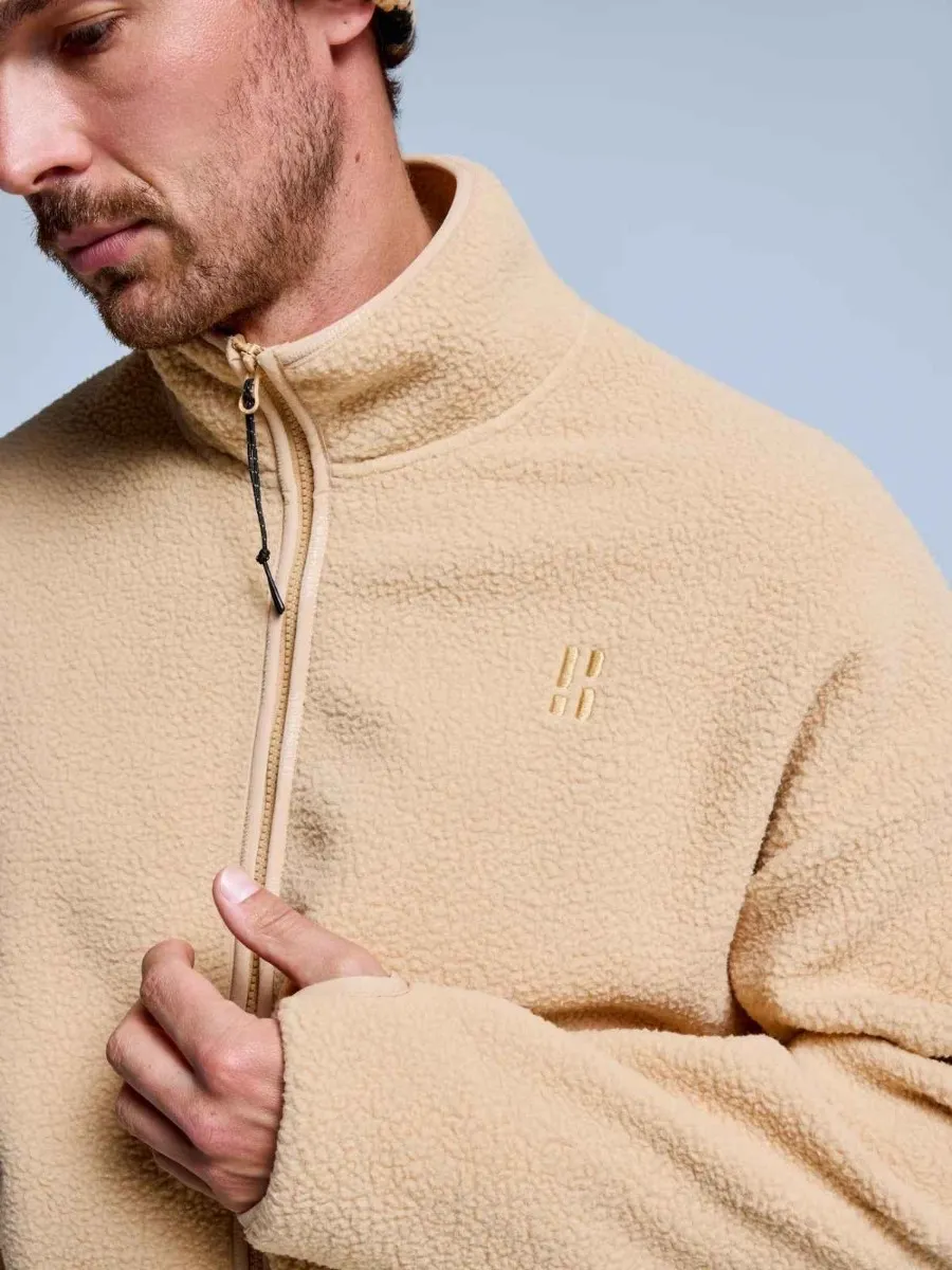 Poederbaas Sherpa Jacket Heren Four Seasons Warm Sand