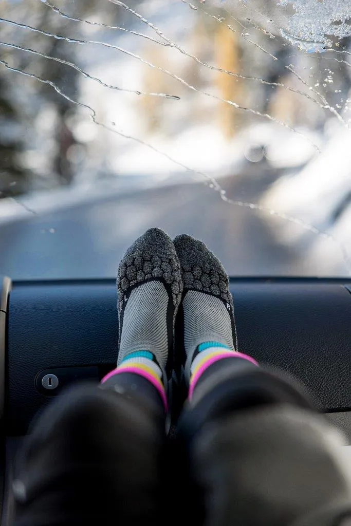 Poederbaas Skisokken Compressie Technical Pro Merino Zwart