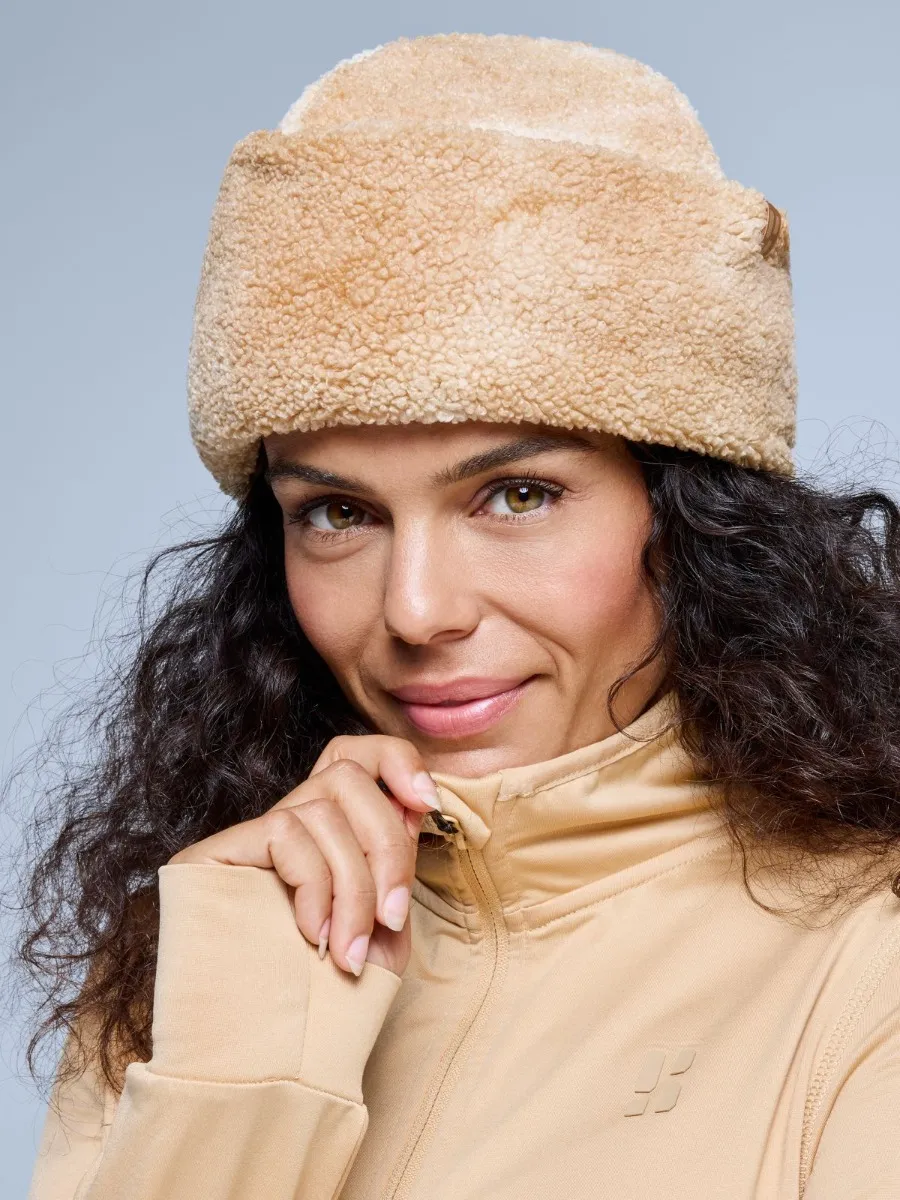 Poederbaas Muts Teddy Twist Hat Sand Multi