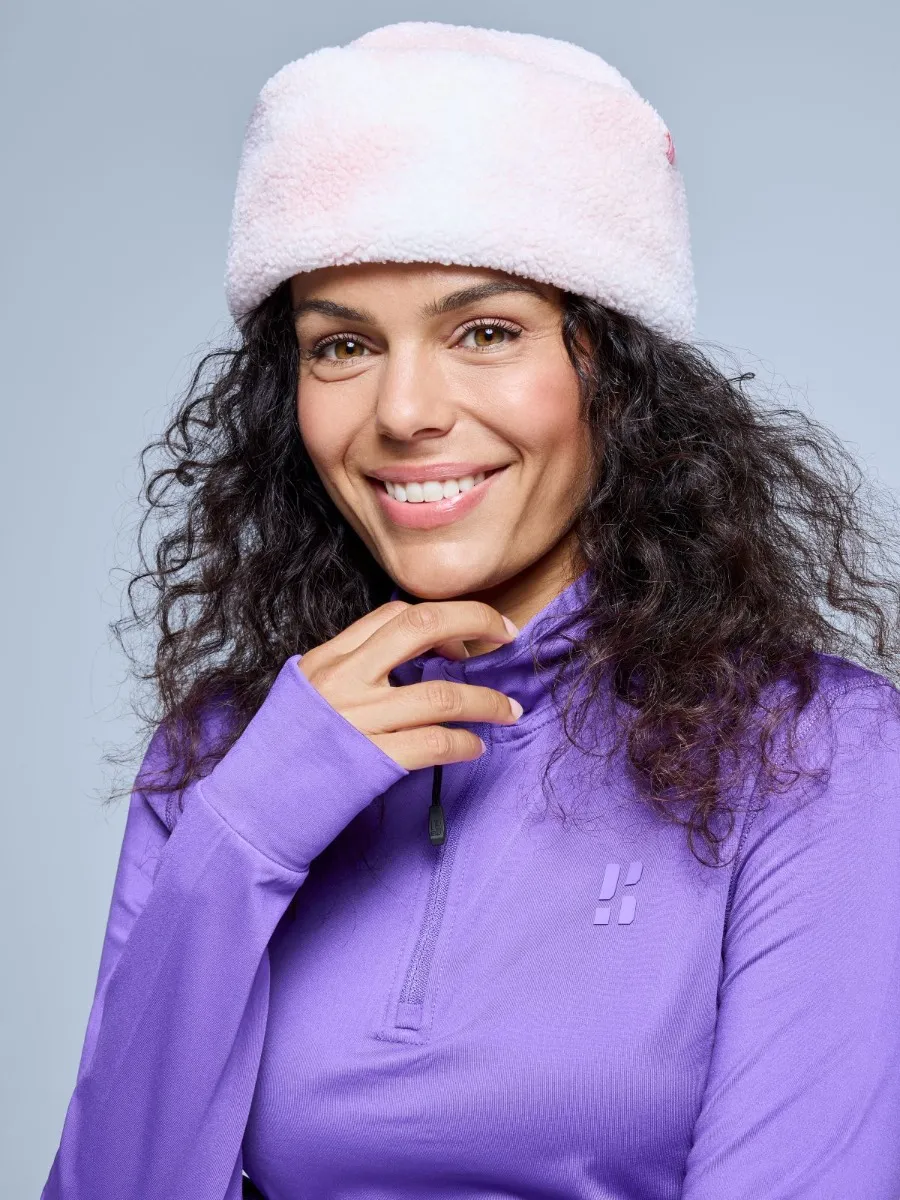 Poederbaas Muts Teddy Twist Hat Pink Multi