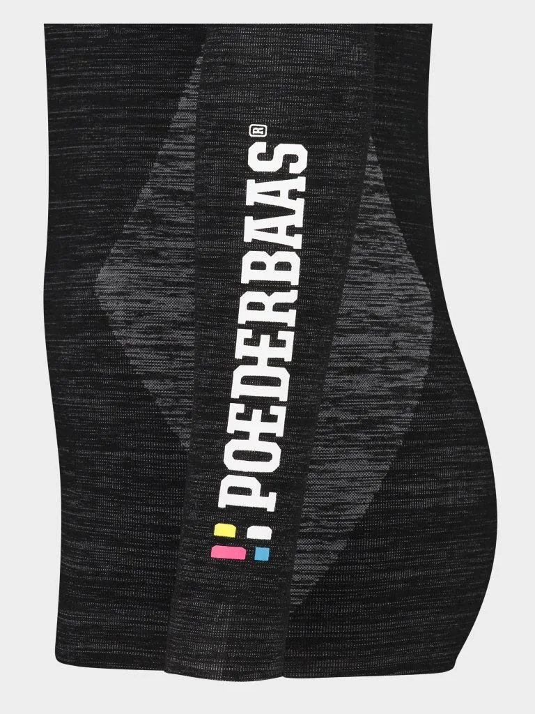Poederbaas Thermoset Dames Technical - Thermoshirt + Thermolegging - Zwart