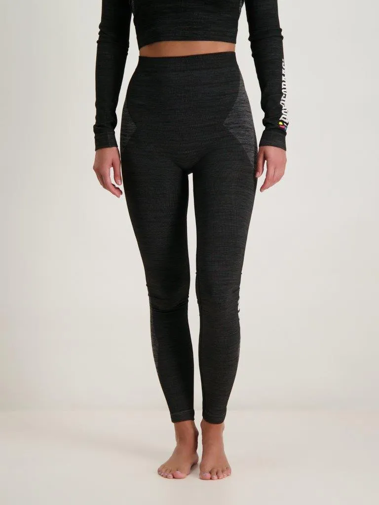 Poederbaas Thermoset Dames Technical - Thermoshirt + Thermolegging - Zwart