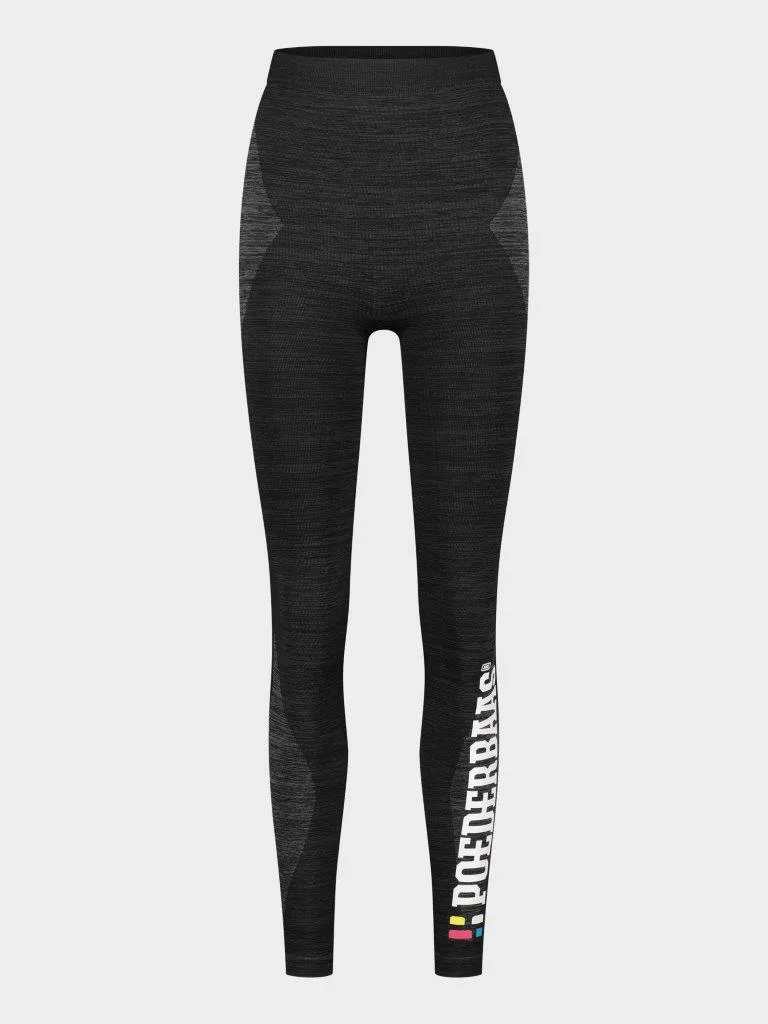 Poederbaas Thermoset Dames Technical - Thermoshirt + Thermolegging - Zwart