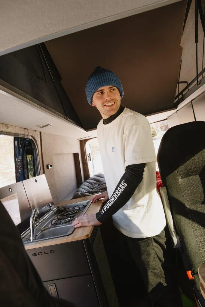 Poederbaas Thermoshirt Heren Technical Longsleeve Zwart