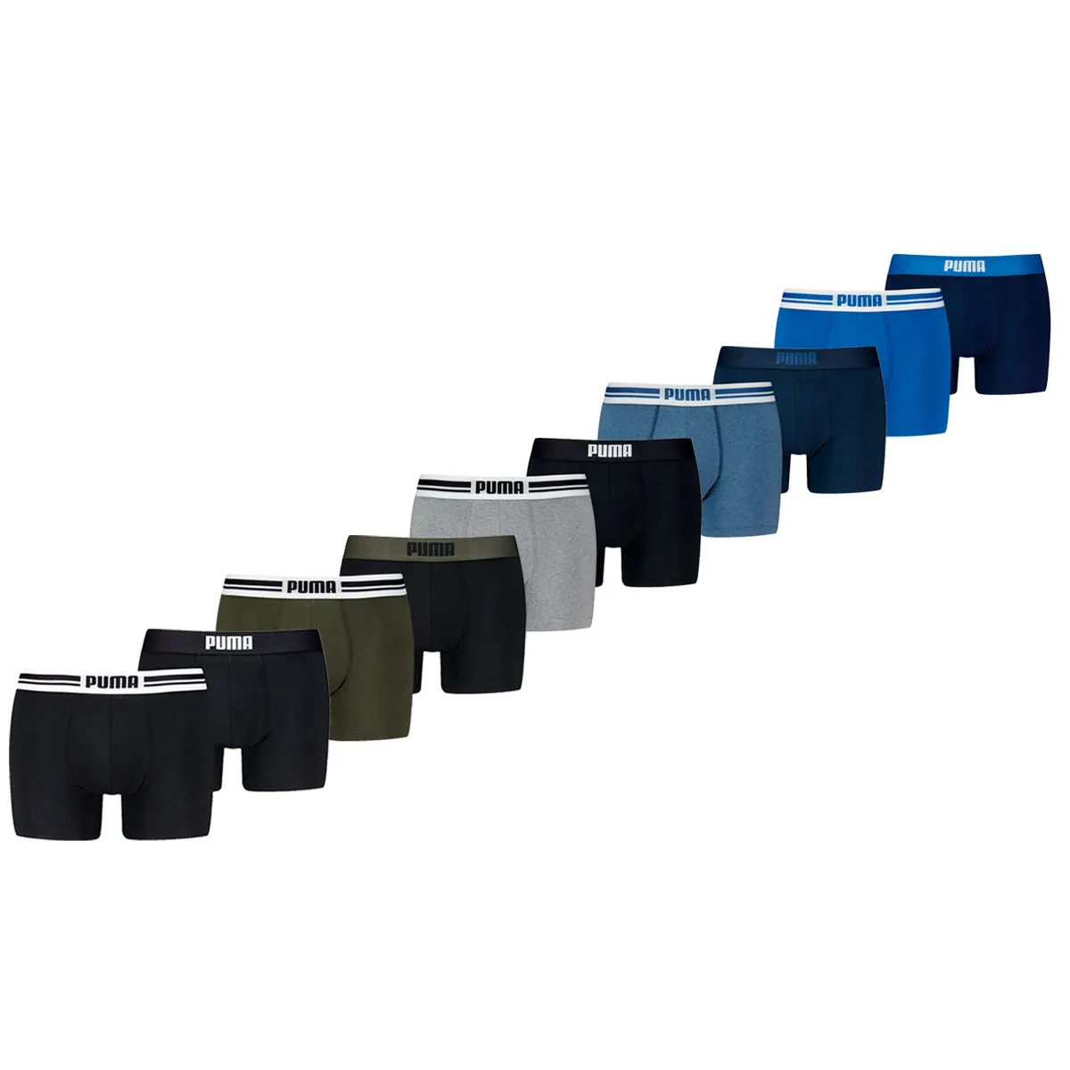Puma Boxershorts Placed logo 10-pack Multicolor