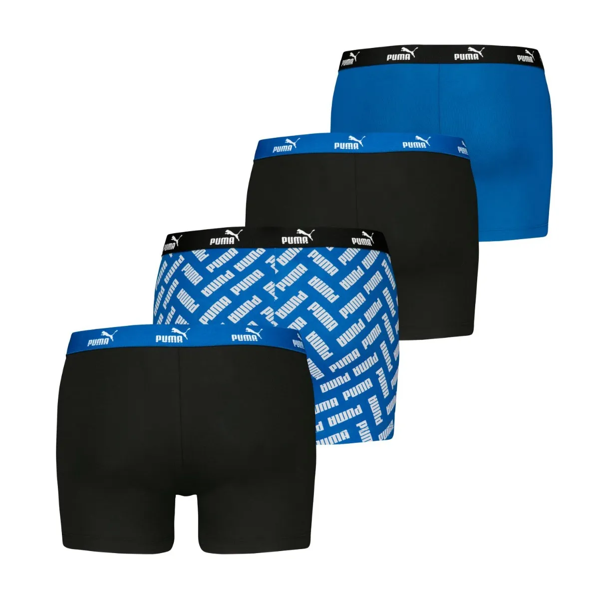 Puma Boxershorts Promo 12-pack Zwart / Blauw