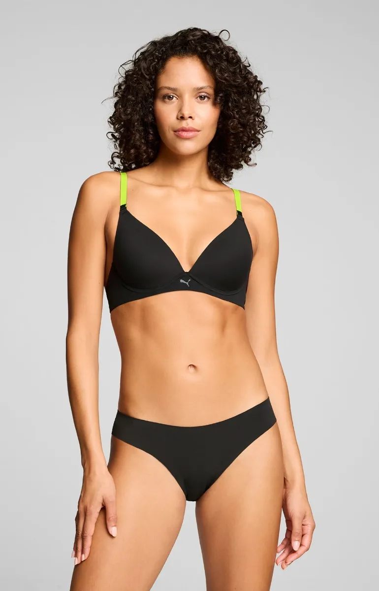 Puma Dames Briefs Microfiber 2-pack Zwart