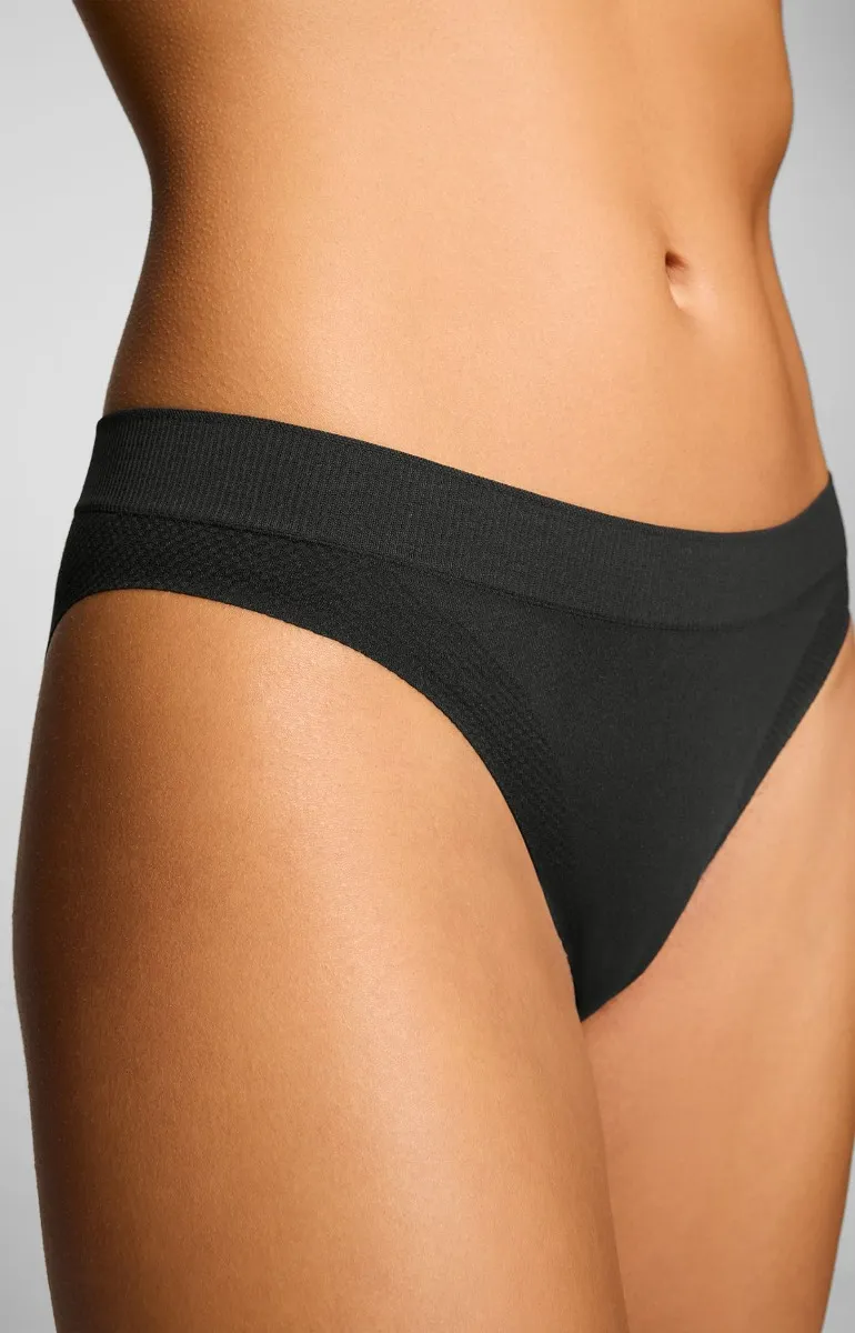 Puma Dames Sport Briefs 3D Knit 6-pack Zwart