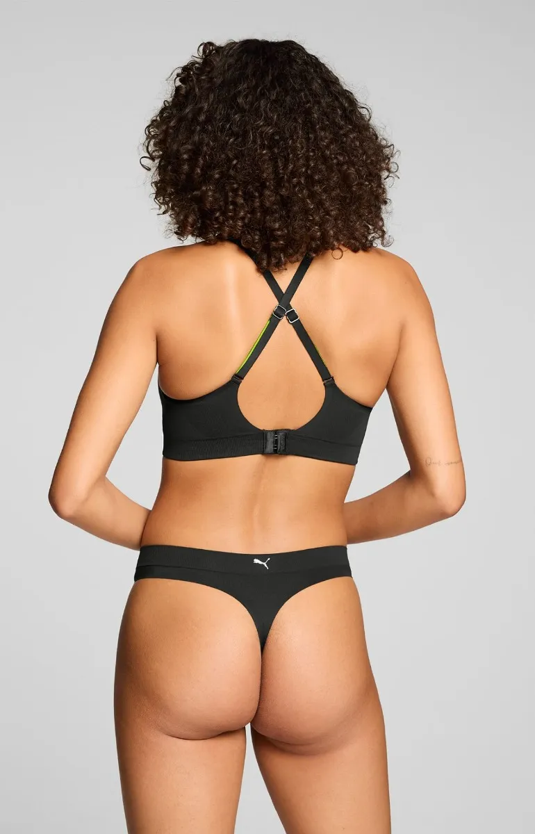 Puma Dames Sport String 3D Knit 2-pack Zwart