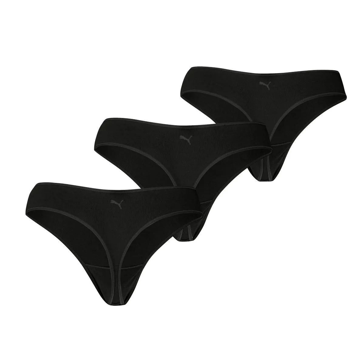 Puma Dames Strings 3-pack Zwart