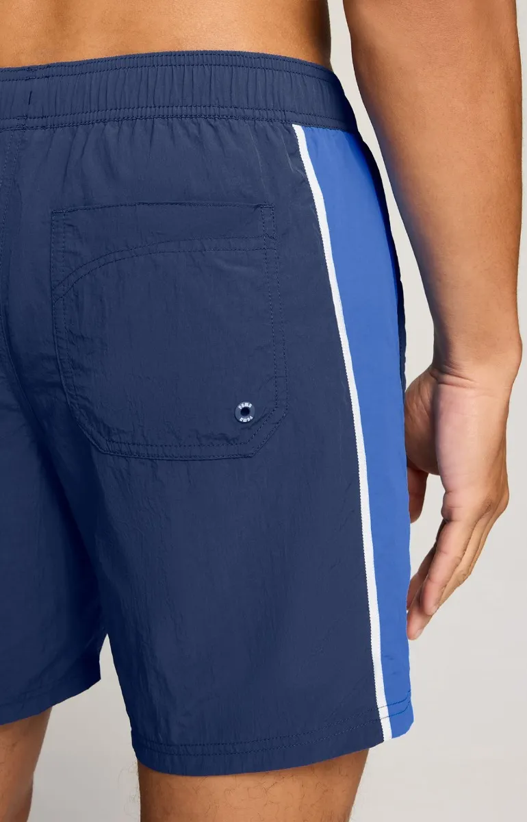 Puma Zwembroek Heren Mid Shorts Crinkle T7  Navy / Ultra Blue