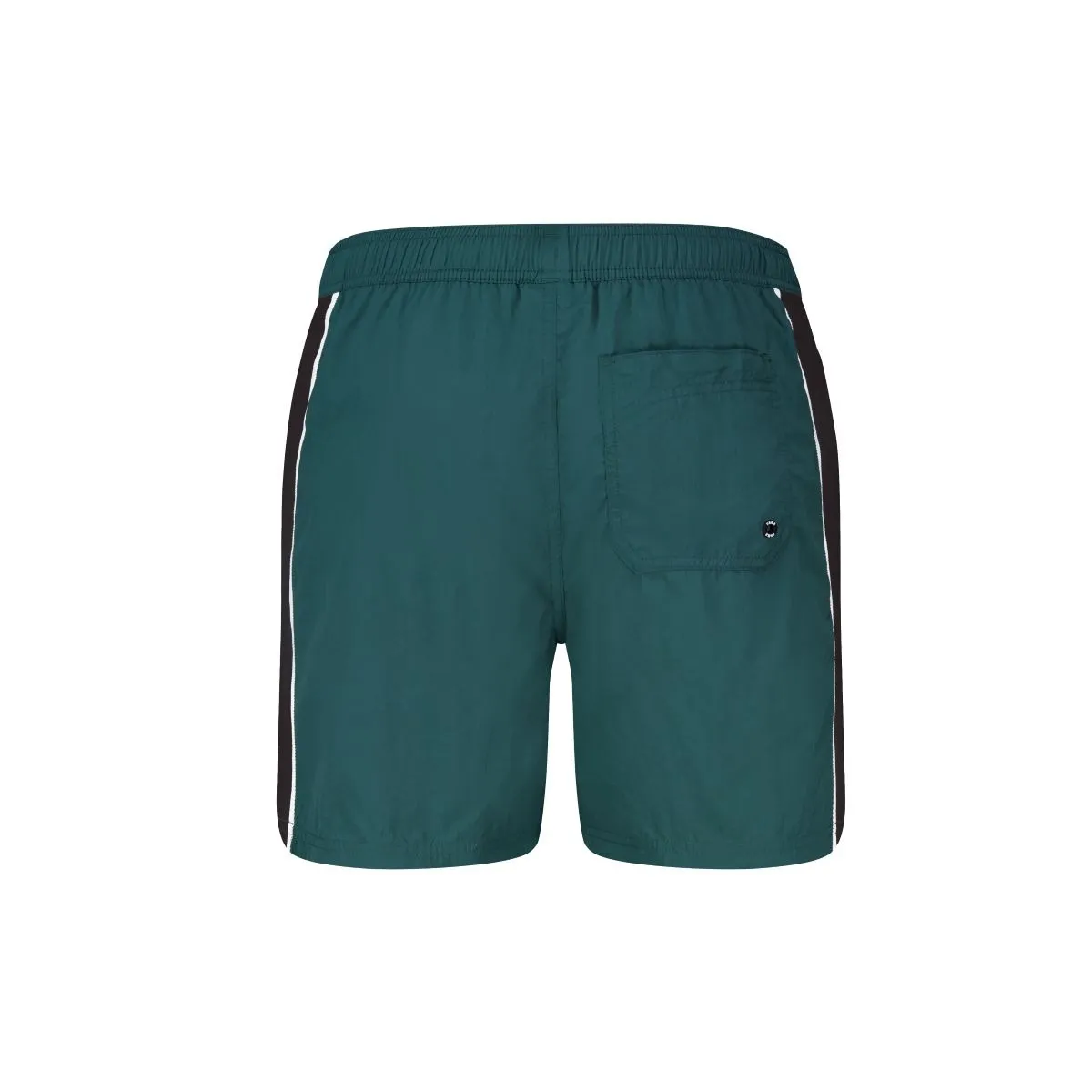 Puma Zwembroek Heren Mid Shorts Crinkle T7  Emerald Green / Zwart