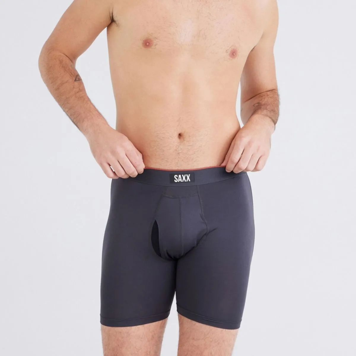 SAXX Boxershorts Multi-Sport Mesh - 2-pack- Hydro Blue / Faded Black