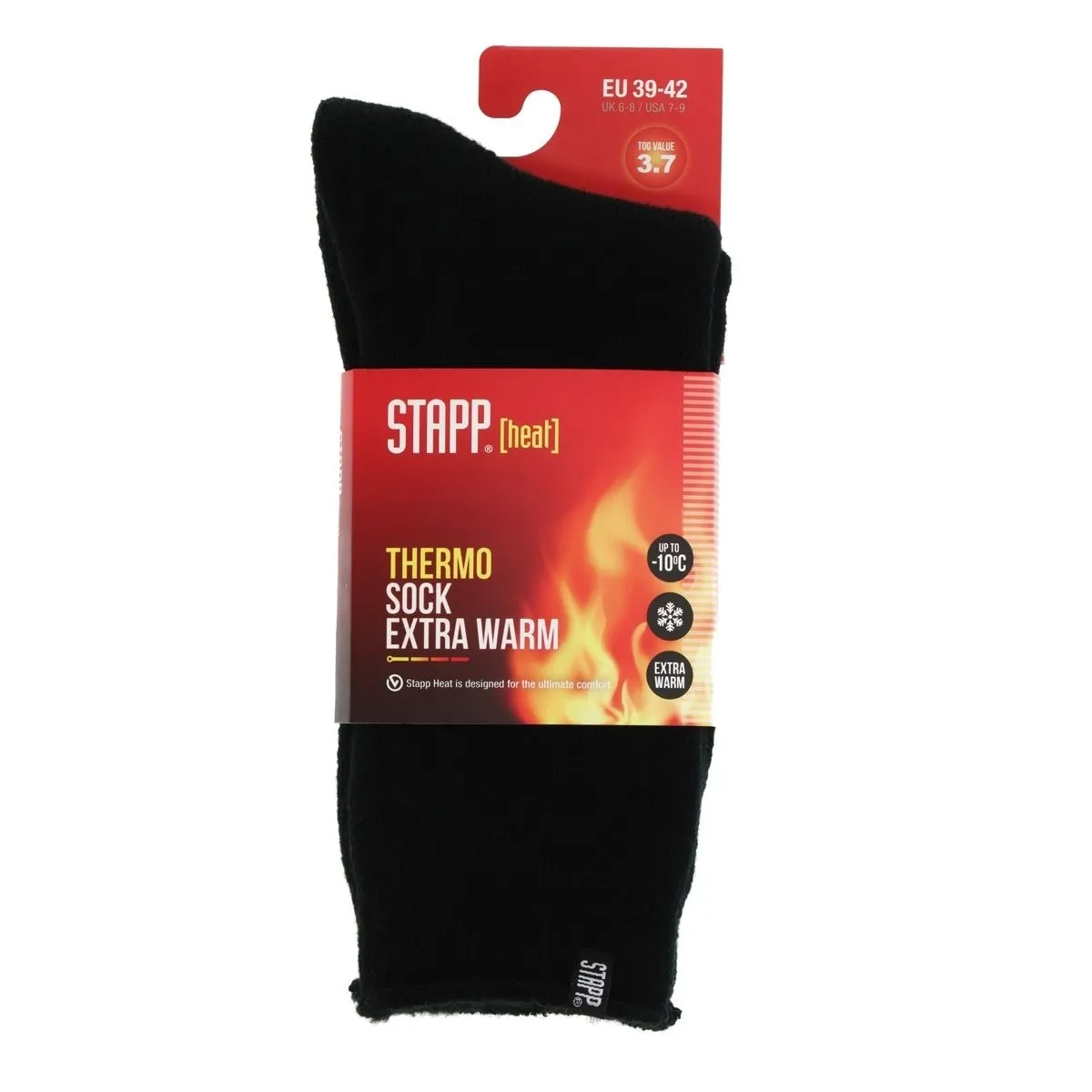 STAPP Heat Thermosokken Unisex Zwart