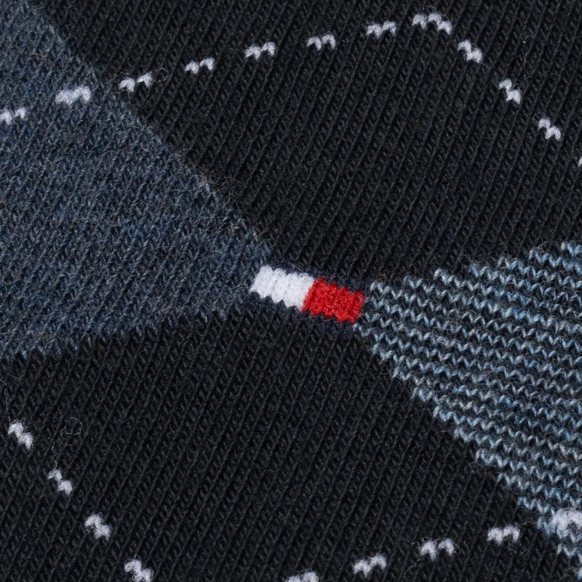 Tommy Hilfiger Sokken Heren Check 2-pack Dark Navy