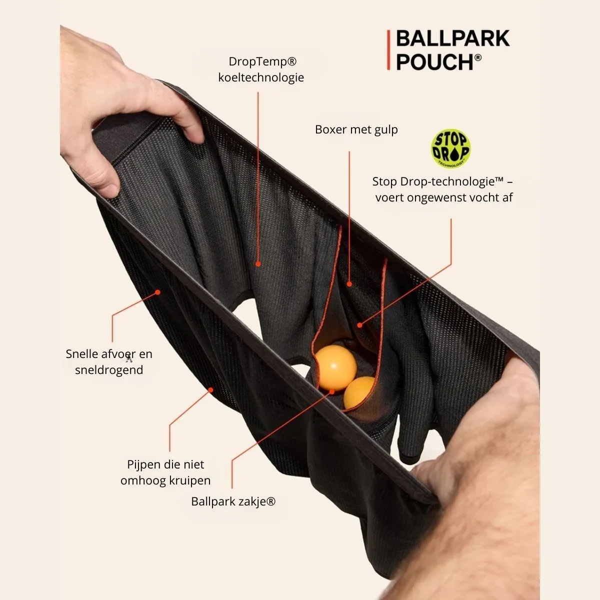 SAXX Boxershort Quest Quick-Dry Mesh Maritime