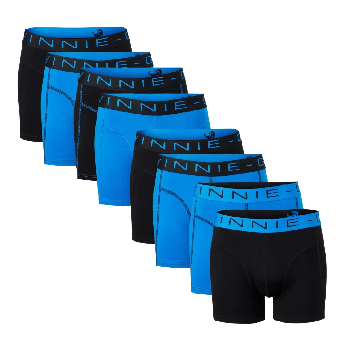 Vinnie-G Boxershorts 8-pack Black Blue Combo