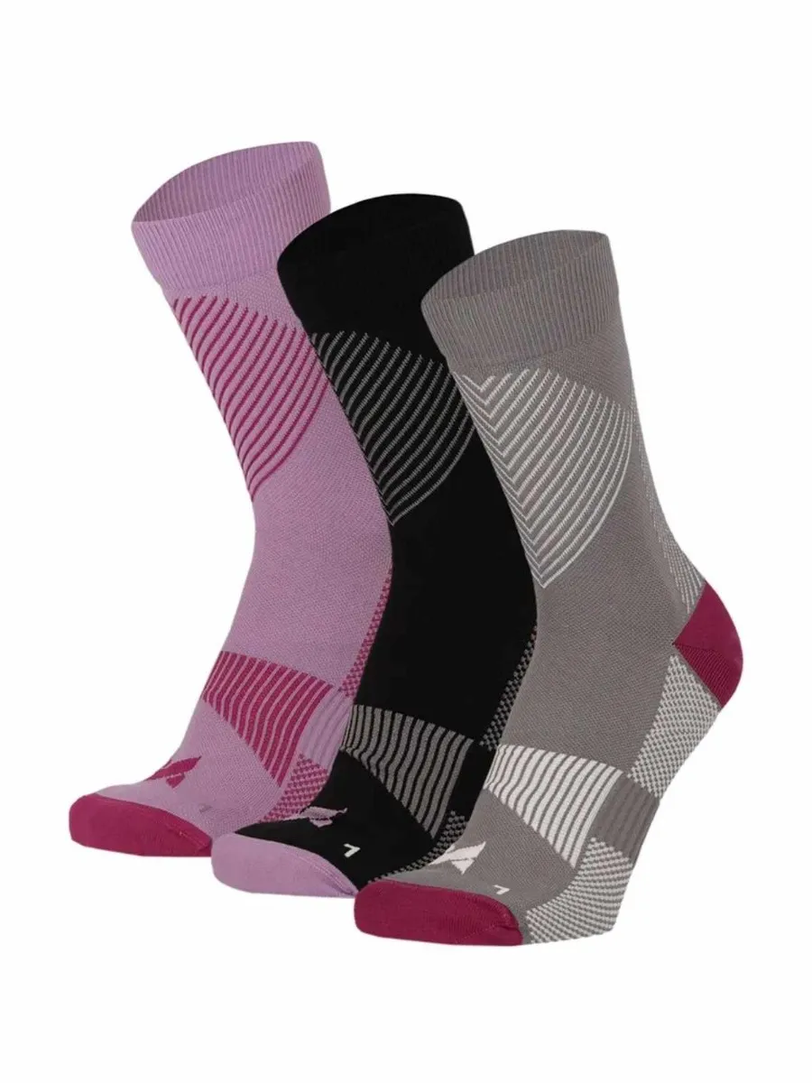 Xtreme Compressiesokken Quarter 6-pack Multi Purple