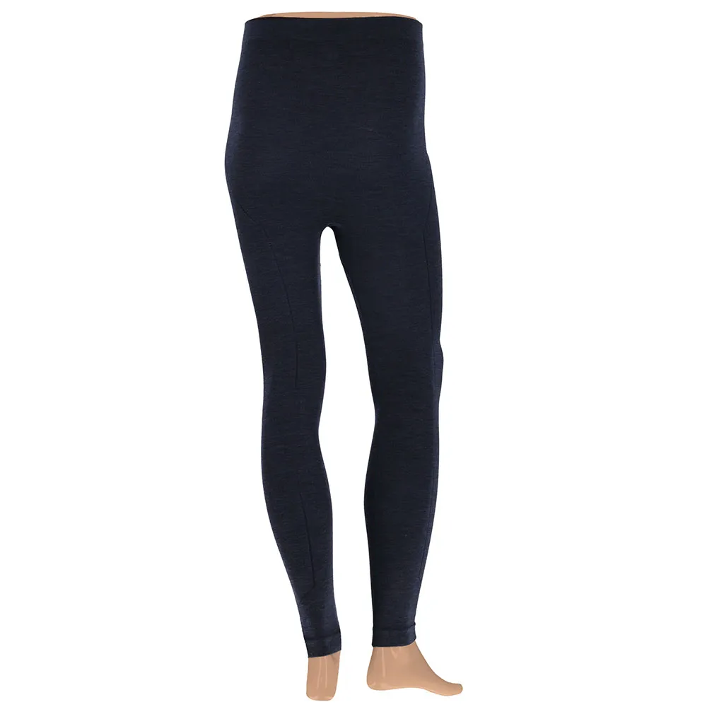 Xtreme Thermoset Heren Merino Wol - Thermoshirt + Thermolegging - Navy Melange