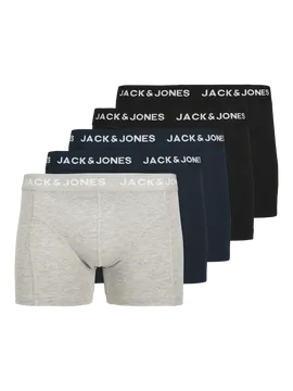 Jack & Jones Boxershorts JACANTHNONY Trunks 5-pack Navy / Black