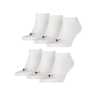 Puma Sneakersokken 6-pack Wit