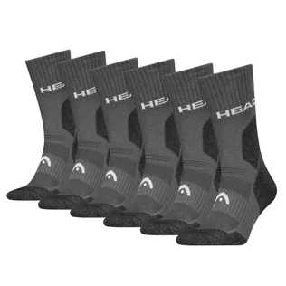 HEAD Wandelsokken All Climates Hiking Crew 6-pack Grijs