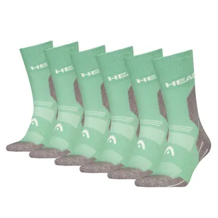 HEAD Wandelsokken All Climates Hiking Crew 6-pack Licht Groen