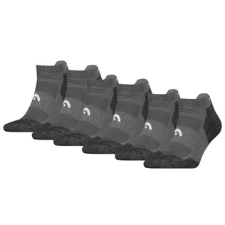 HEAD Wandelsokken All Climates Hiking Sneaker 6-pack Grijs