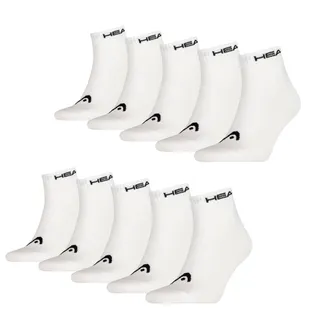 Head Sokken Quarter 10-pack Wit