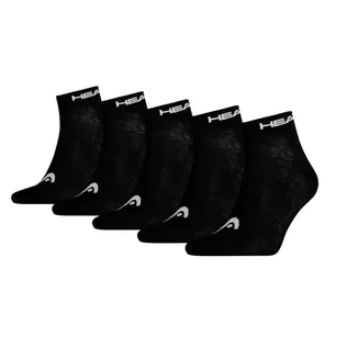 Head Sokken Quarter 5-pack Zwart