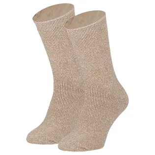 Heatkeeper Dames Thermo Sokken Beige Mouliner