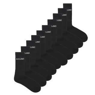 Jack & Jones Sportsokken Heren JACREGEN 10-pack Zwart