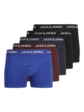 Jack & Jones Boxershorts JACBLACK FRIDAY Trunks 5-pack Zwart / Blauw / Bordeaux 