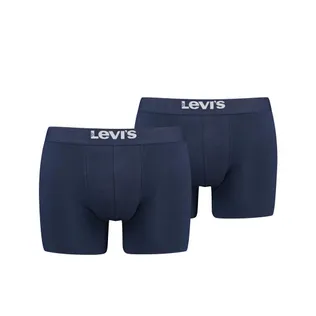 Levi's Boxershorts Solid Basic Organic Cotton 2-pack Navy