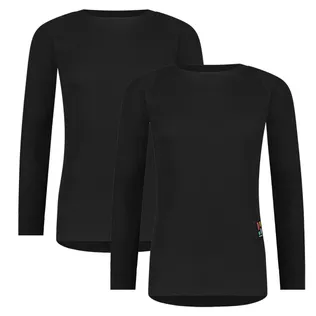 Poederbaas Thermoshirt Heren 2-pack Pro Zwart