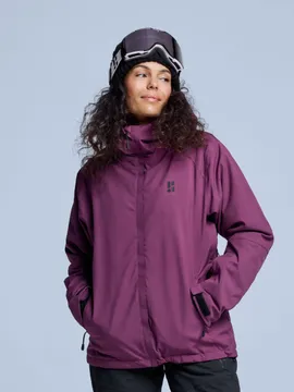 Poederbaas Ski-jas Dames Arctic 2L Insulated Bordeaux
