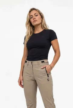 Poederbaas Outdoor T-Shirt Dames SOLX Merinowol Zwart