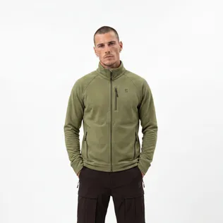 Poederbaas Outdoor Vest Heren Waffle Jacket Olive Green