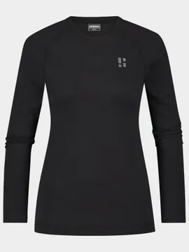 Poederbaas Thermoshirt Dames Lightweight Zwart