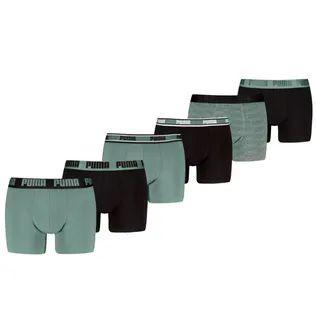 Puma Boxershorts 6-pack Sage / Black