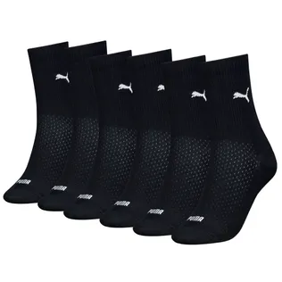 Puma Sokken Dames 6-pack Zwart
