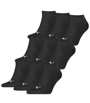 Puma sokken Sneaker Zwart 9-pack