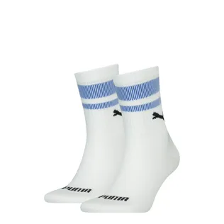Puma Sokken Short Crew New Heritage 2-pack Wit / Blauw