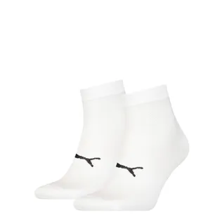 Puma Sport Quartersokken Light 2-pack Wit