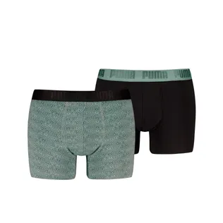 Puma Boxershorts Printed 2-pack Dark Sage / Black