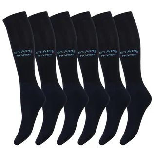 STAPP Horse Paardrijsokken Ultra Fine 6-pack Marine