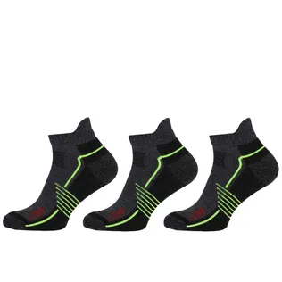 STAPP Wandelsokken Sneaker Active Outdoor Bamboe 3-pack Donkergrijs