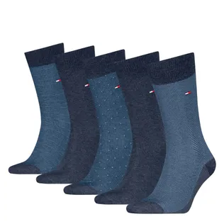 Tommy Hilfiger Sokken Giftbox Heren Herringbone Dot 5-pack Jeans