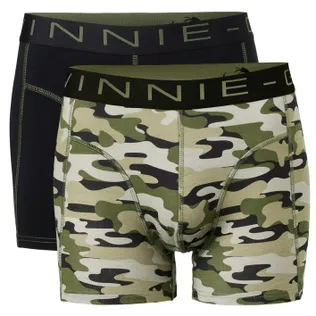 Vinnie-G Boxershorts 2-pack Black / Army Green Print