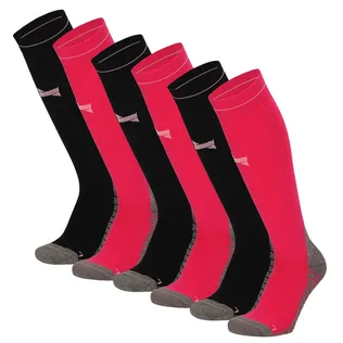 Xtreme Compressie Sokken Hardlopen 6-pack Multi Pink